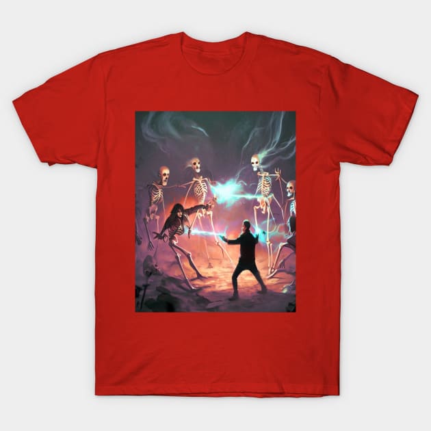 Dancing Skeletons . T-Shirt by Canadaman99